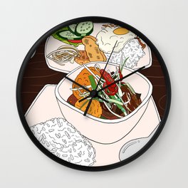 Vietnamese Food Treat Wall Clock