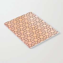 Pink geometric watercolor Notebook
