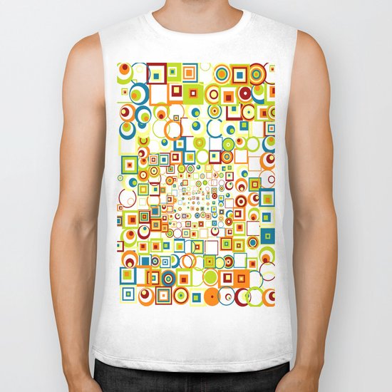 Retro Quarters + Rings Biker Tank