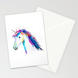 Rainbow Unicorn Stationery Card