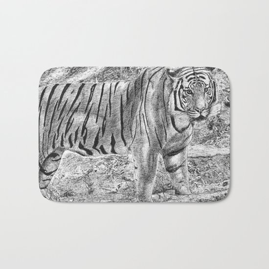 Malayan Tiger (Harimau) Bath Mat
