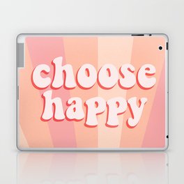Choose Happy Quote Laptop Skin