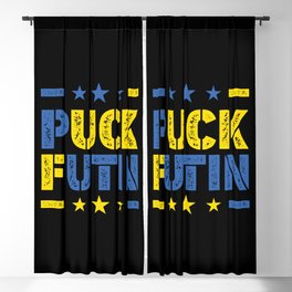 Puck Futin Fuck Putin Ukrainian War Blackout Curtain