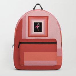 Paint Chip Flamingo Backpack