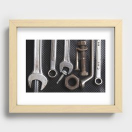 Tool Bench Recessed Framed Print