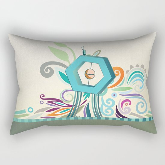 Polygon monument Rectangular Pillow