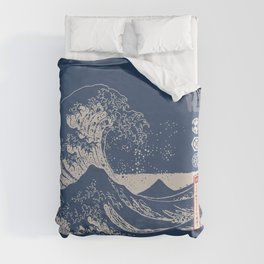 Hokusai - Big Wave of Kinagawa Duvet Cover