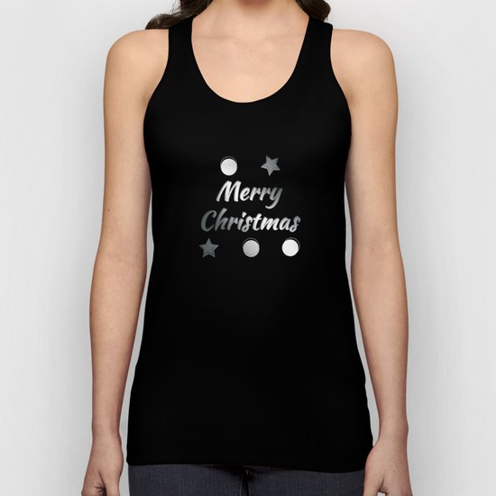 Silver Confetti Unisex Tank Top