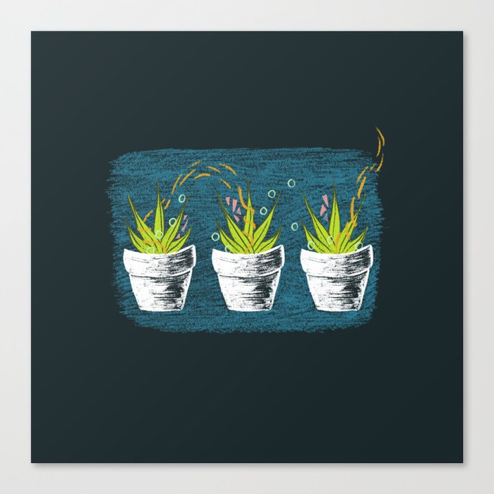 Plant Communication Canvas Print