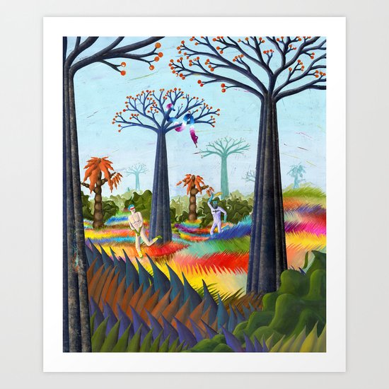 batmans paradise Art Print