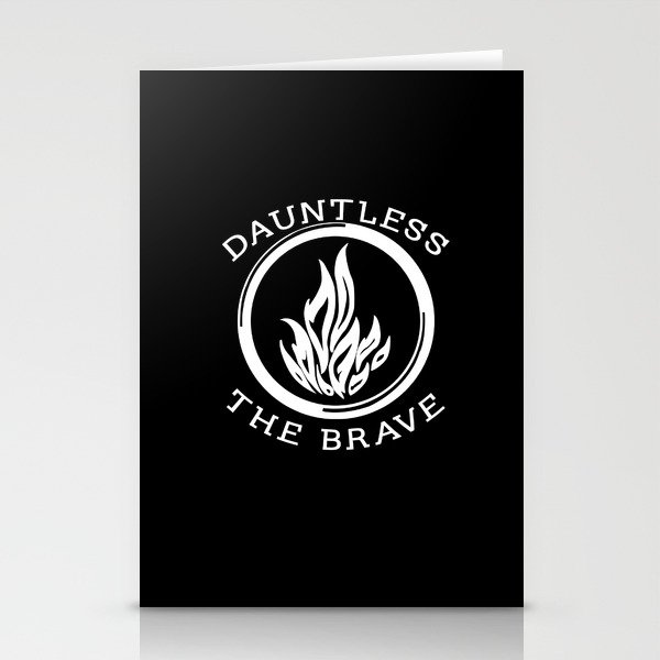 Divergent -  Dauntless The Brave Stationery Cards