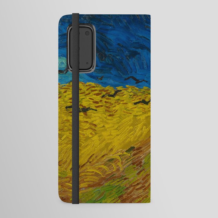 Wheat Field With Crows Painting Android Wallet Case