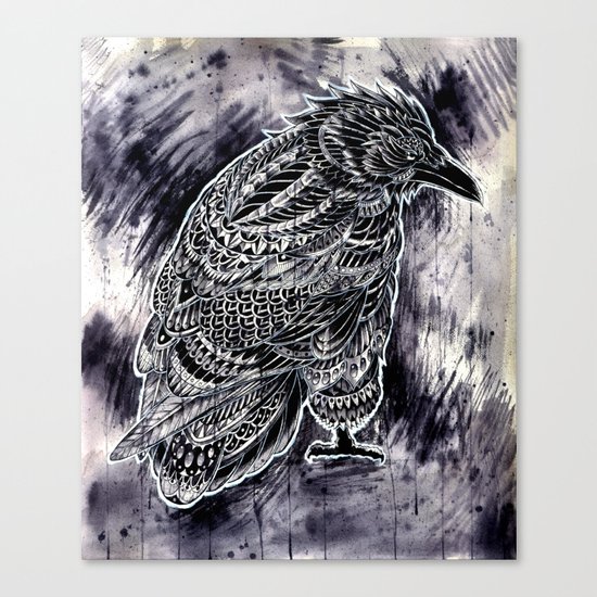 Raven Canvas Print