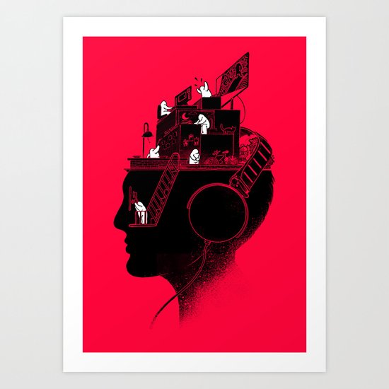 Everyday is a New Soundtrack Art Print