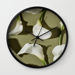 Calla lily Wall Clock