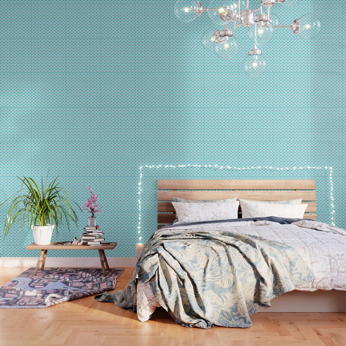 Cute Turquoise Crab Wallpaper By Silvia Maria Society6