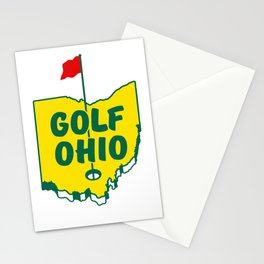 Golf Ohio Stationery Card