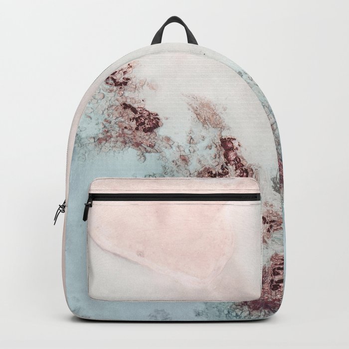 Coastal Ocean Waves Pastel Colors Backpack