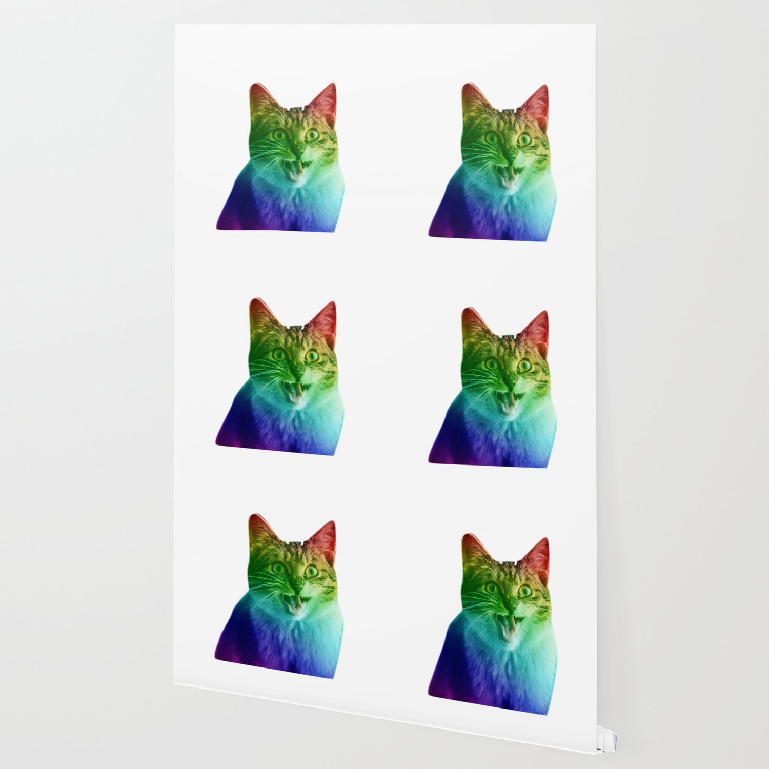 Funny Trippy Psychedelic Unicorn Cat Design Gift For Hippie