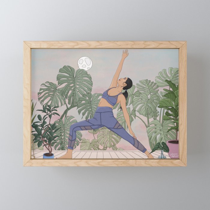 Yoga Retreat Framed Mini Art Print