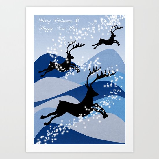 Christmas card Art Print