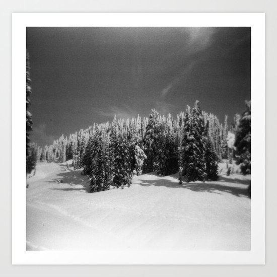 snow-capped Art Print