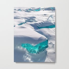 ice Metal Print | Neiger, Graphicdesign, Eis, Glace, Icemountain, Iceland, Winter, Snowboarding, Schnee, Ice 