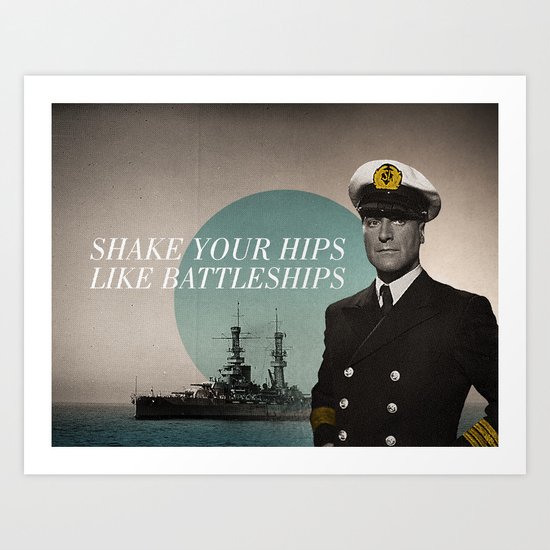 Battleship Art Print