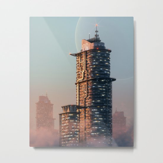 Subtowers Metal Print
