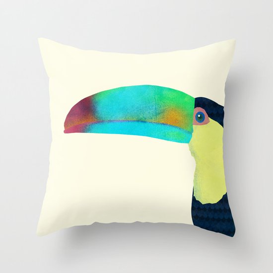 Toucan Throw Pillow