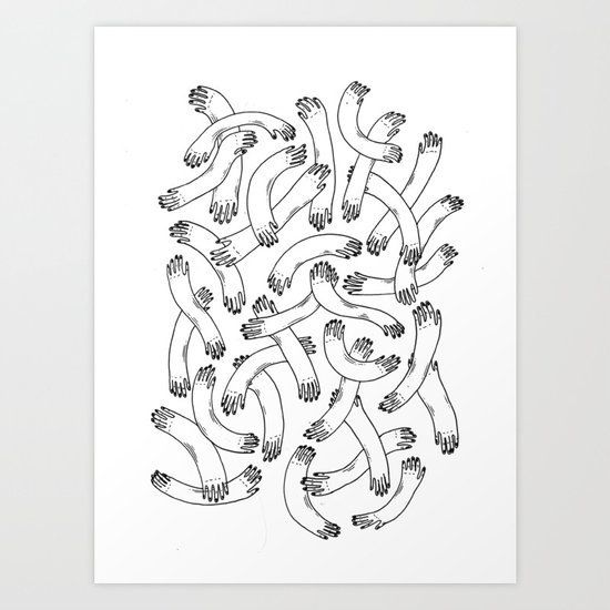 Touchy-feely Art Print