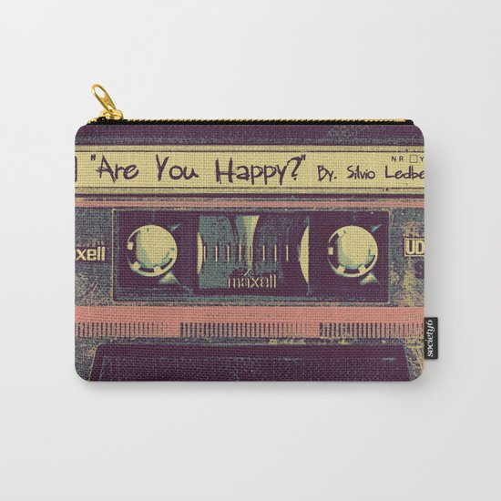 Are You Happy? | Cassette Tape Carry-All Pouch