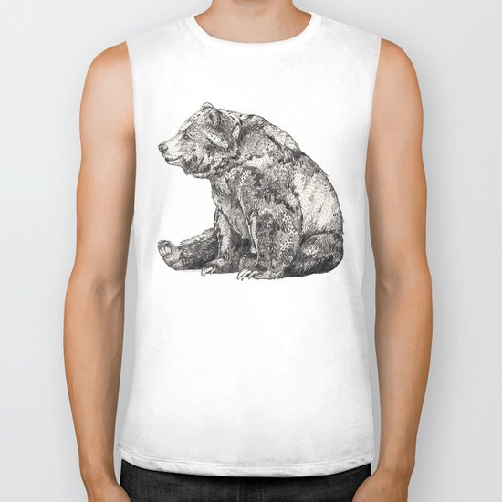 Bear // Graphite Biker Tank