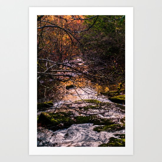 As Embers Dress The Sky Art Print