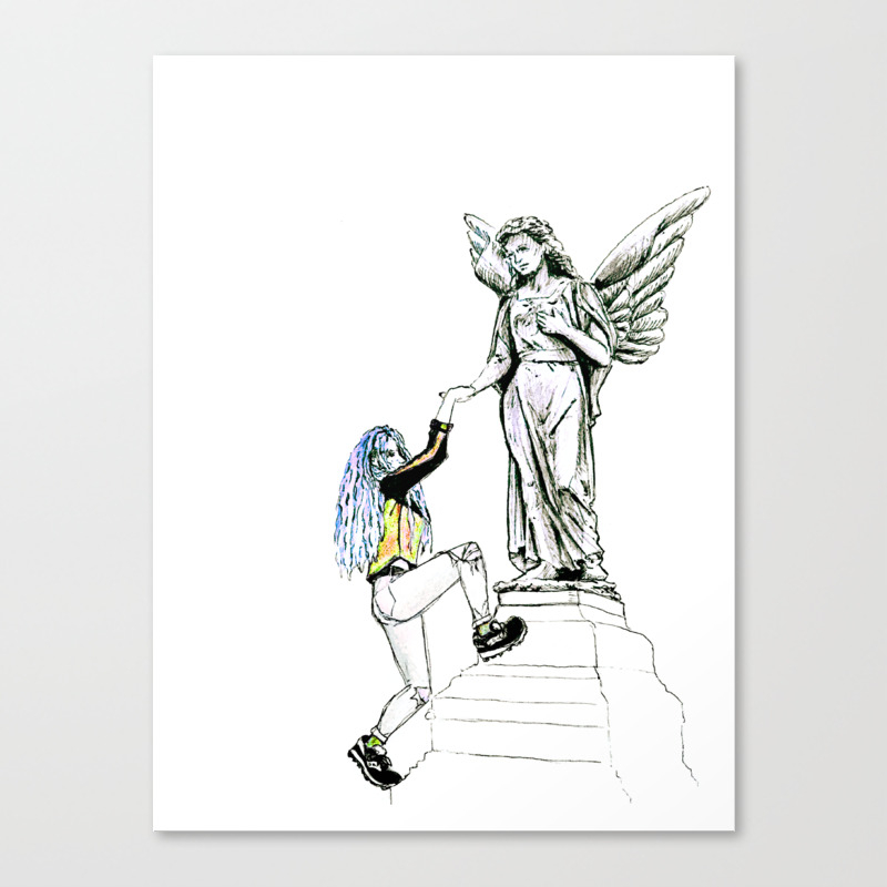 Helping Hands Canvas Print By Camcox Society6