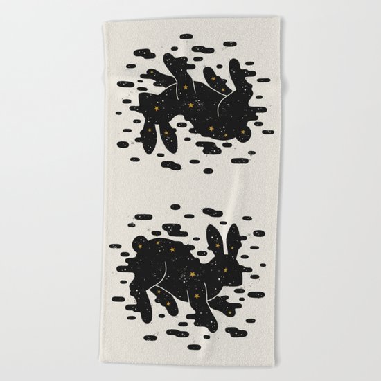 Lepus Consetellation Beach Towel