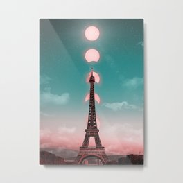 Magical about Eiffel Tower Metal Print