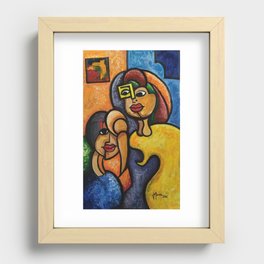 "Mano Po" Respect to Elderly by JoPan Recessed Framed Print