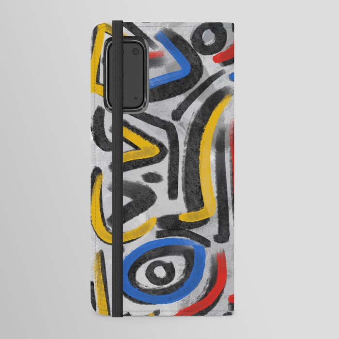 Mondrian Colors Graffiti Street Art  Android Wallet Case