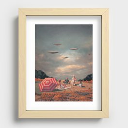 Pretend They Never Came Recessed Framed Print