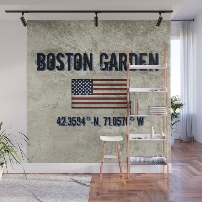 Remembering The Old Boston Garden Wall Mural By Positiveimages