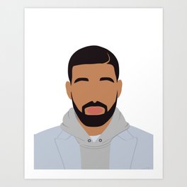 Drake Minimalist Art Print
