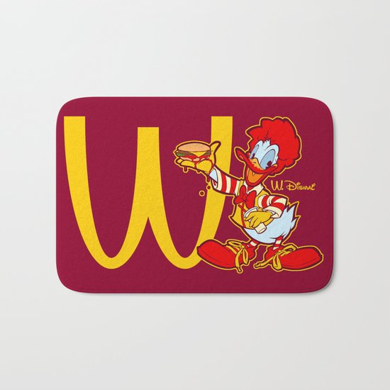 RONALD MCDONALD DUCK Bath Mat