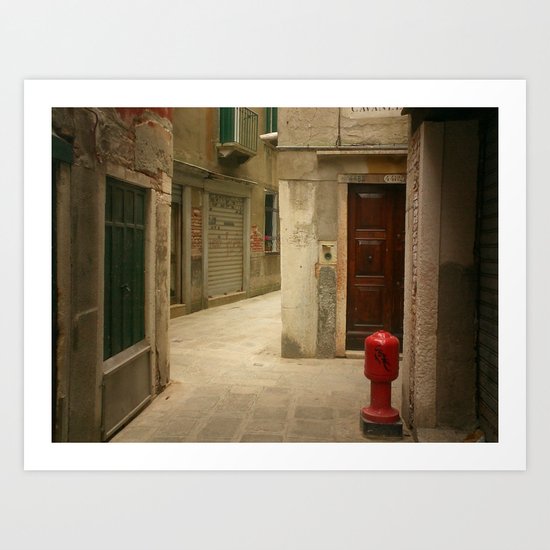 Venetian Back Alley Art Print