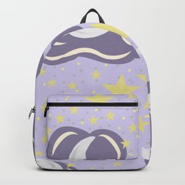 Clouds and Stars pattern Backpack