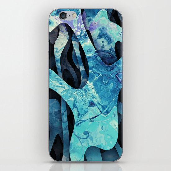 Frozen flowers iPhone & iPod Skin