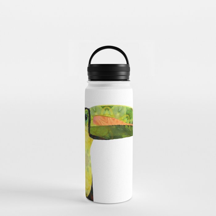 Toucan Tease - Tropical Bird Rain Forest Animal Art Water Bottle