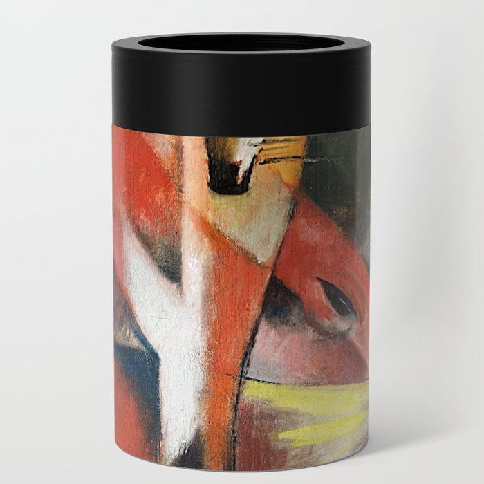 Franz Marc The Foxes Animal Colorful Artwork Can Cooler