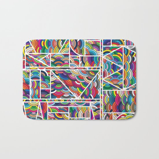 Kaku Technicolor Bath Mat