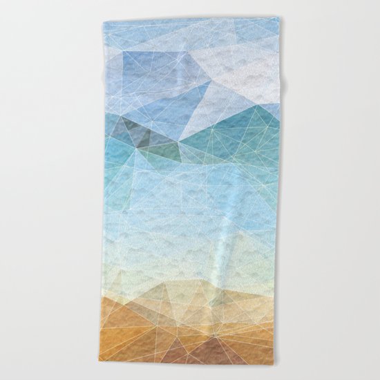 Between Earth and Sky Beach Towel